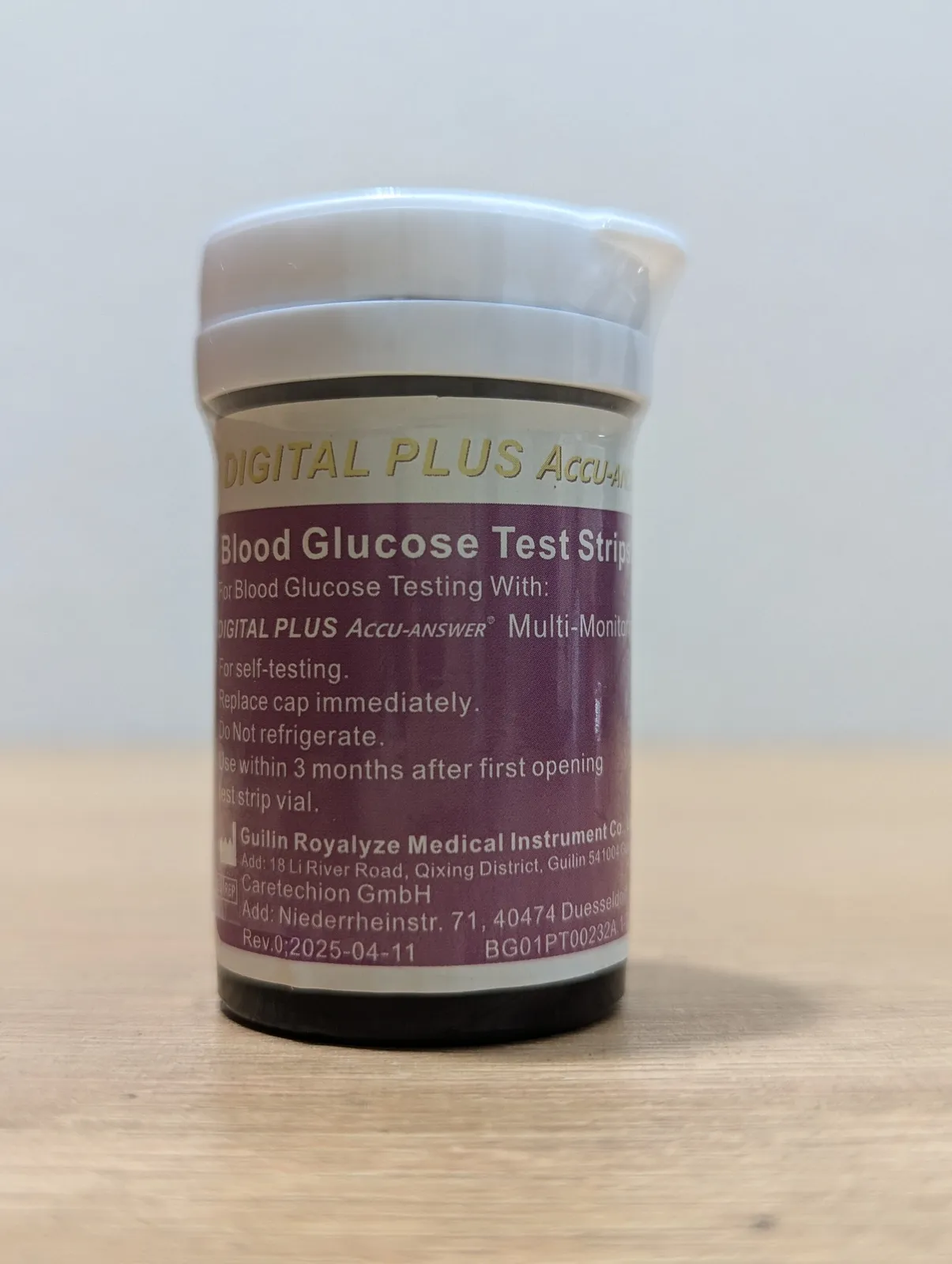 DIGITAL PLUS Accu-ANSWER Blood Glucose Test Strips – 50 Test Strips